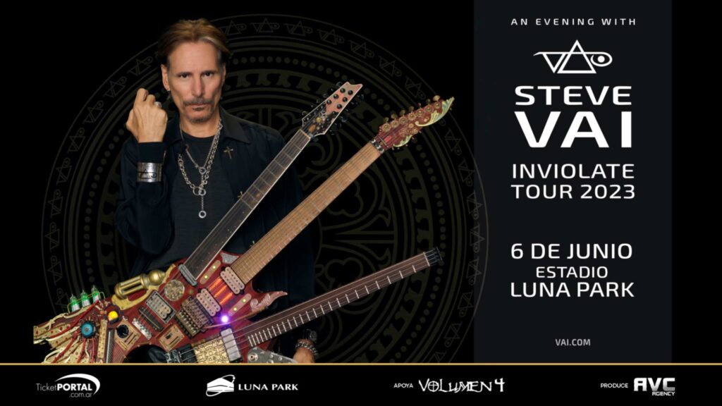 Marciello fue invitado por Steve Vai