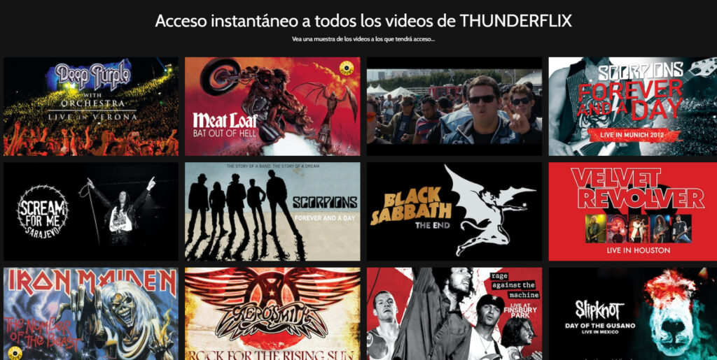 Thunderflix es una plataforma de contenido audiovisual