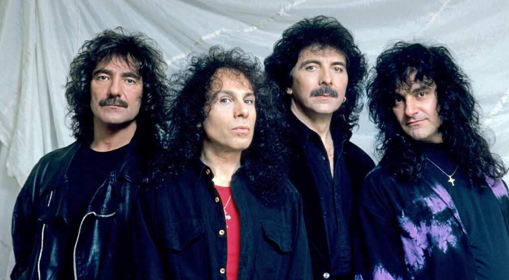 El legendario Ronnie James Dio junto a Black Sabbath