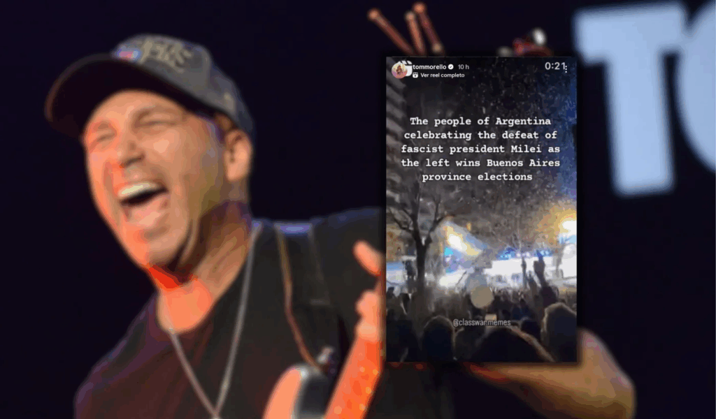 Tom Morello sobre Milei